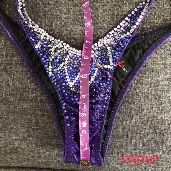 Purple Saleyla Fully stoned Figure Suit - Picture 6 of 10